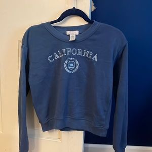 If it were me - California - blue sweater shirt